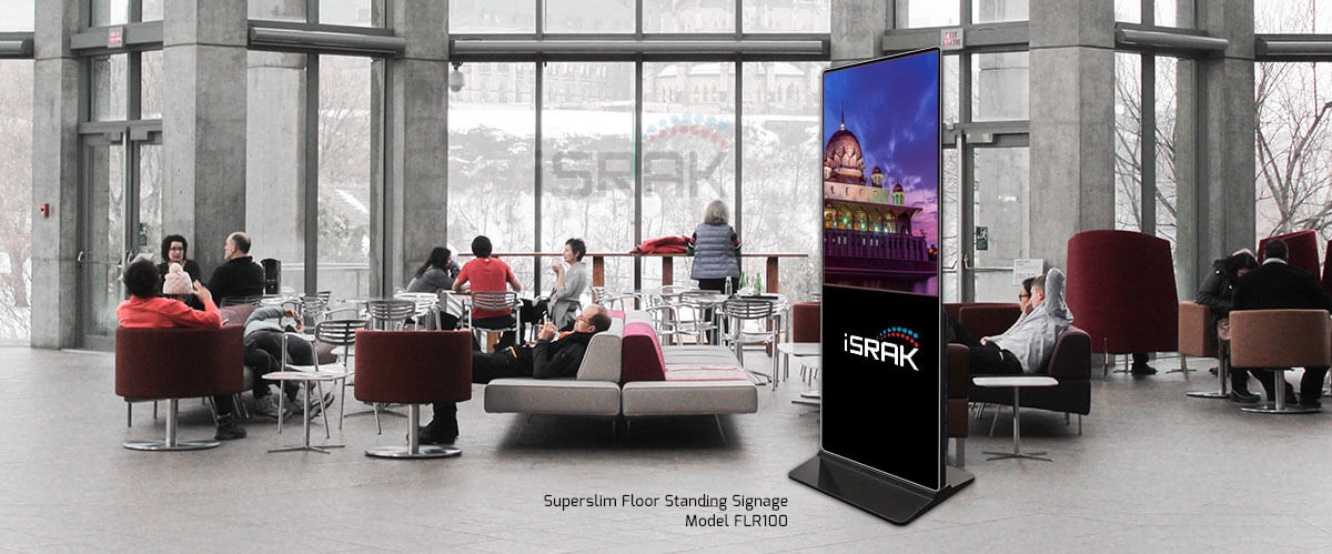Digital Signage : New And Groundbreaking Way To Communicate With Your Audience. Floor standing Touch kiosk