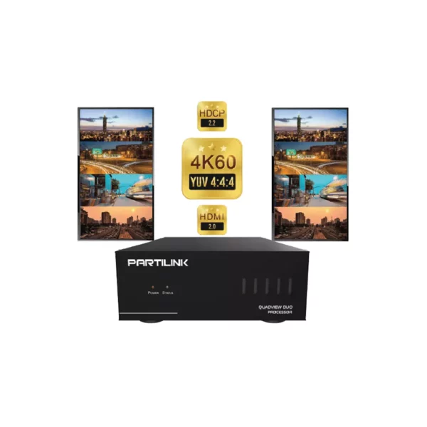 Partilink Videowall Quadview Duo Processor