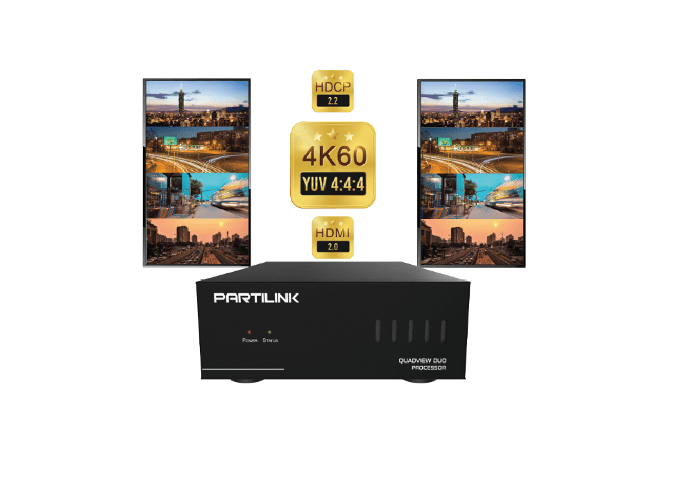 Partilink_videowall_QUADVIEW DUO