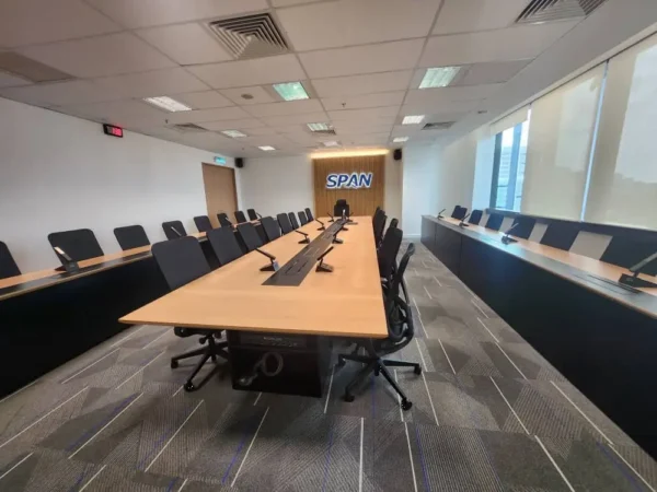 Deploying a Complete Wireless Conference System at SPAN Cyberjaya for Modern Meeting Rooms