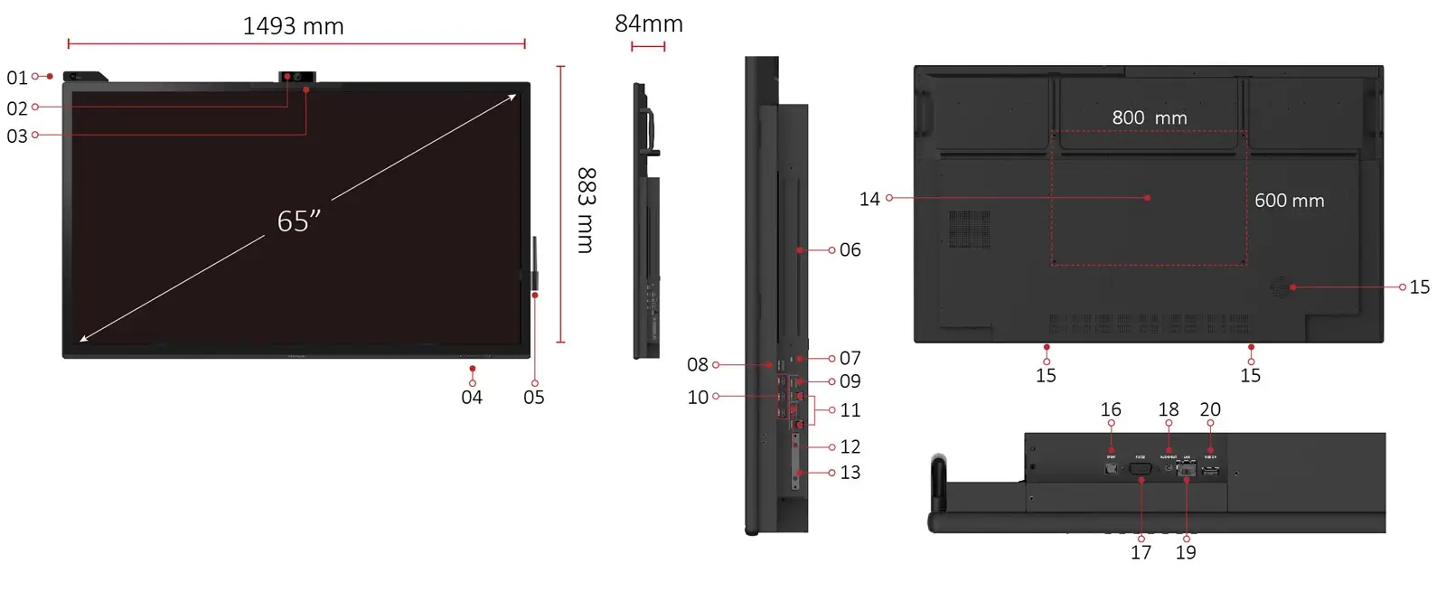 Viewsonic smartboard IFP6570 1