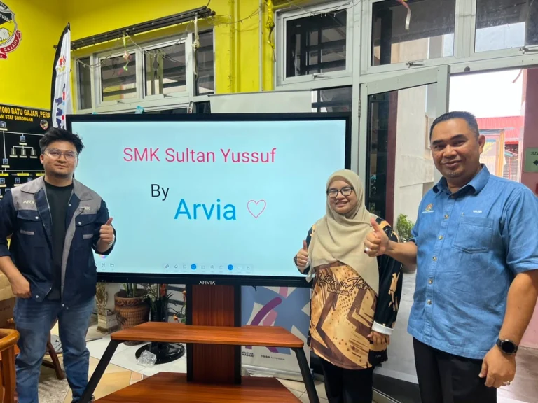 arvia ai smartboard smk sultan yussuf israk solutions