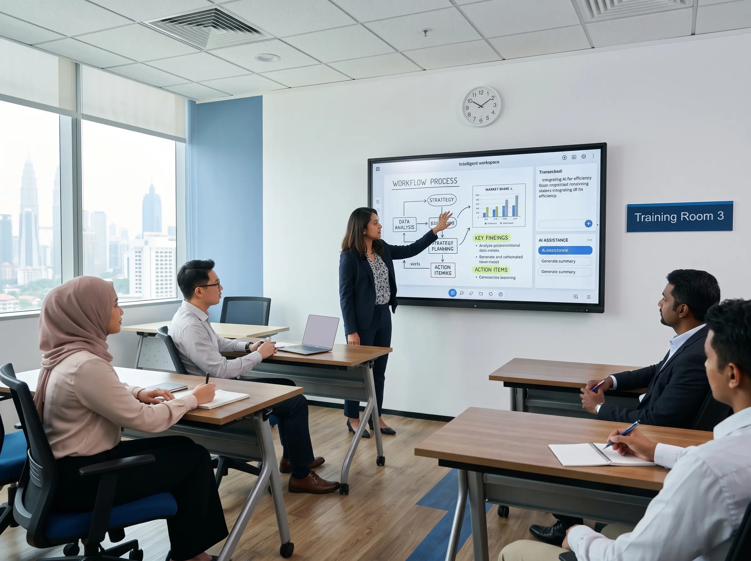 AI Smartboard vs Smartboard dengan fungsi pintar untuk pembelajaran dan pembentangan di Malaysia