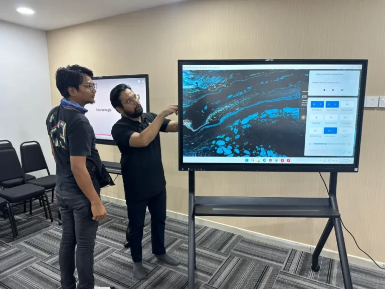 Enhanced Collaboration With Arv100 Smartboards: Full Installation And Training At Wisma Jupem For Es Global arvia arv100 interactive smartboards