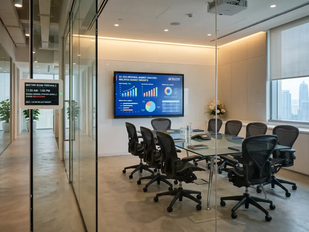 Smart meeting room Malaysia solusi mesyuarat moden — Israk Solutions