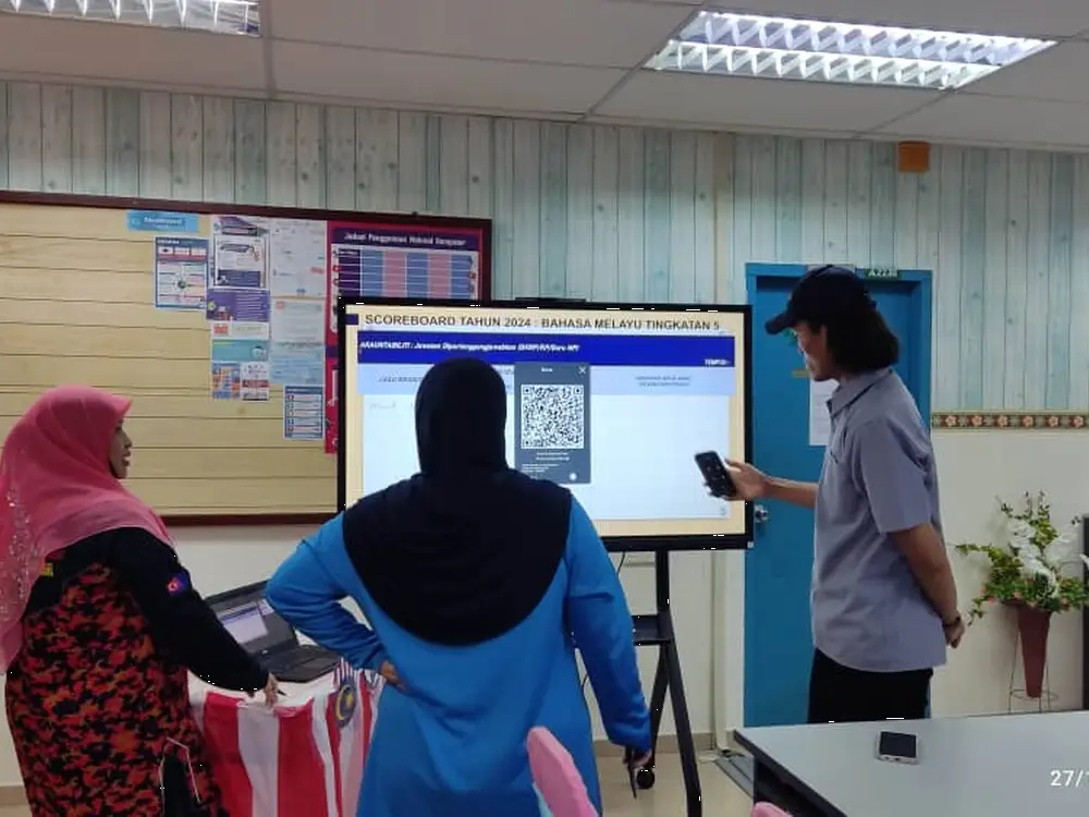 SMK Sri Kenangan’s Technological Leap with ARVIA Smartboard ARV200-65