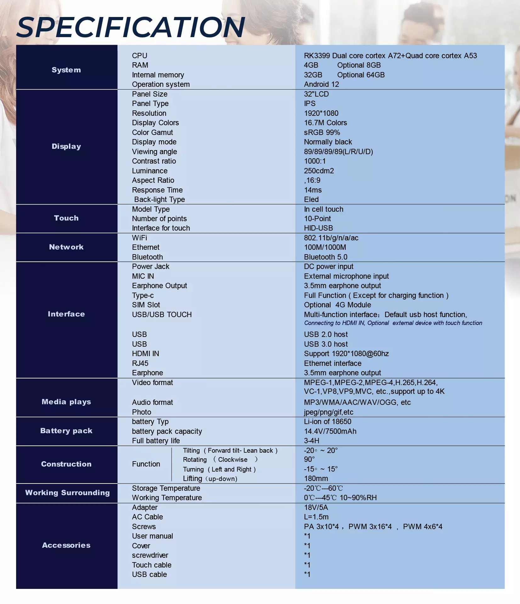 arvssk 32 self service kiosk specification