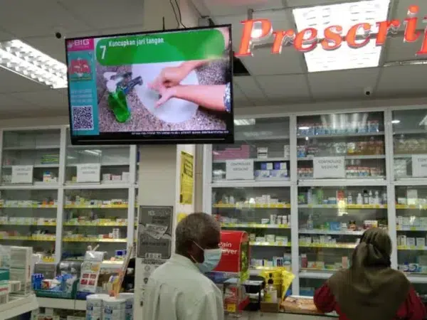 Digital Signage Monitor for Big Pharmacy 2020
