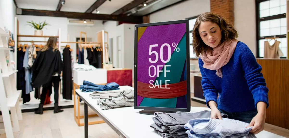 How Digital Signage Drives Sales In Retail Environments digitalsignage chromebooks 1200