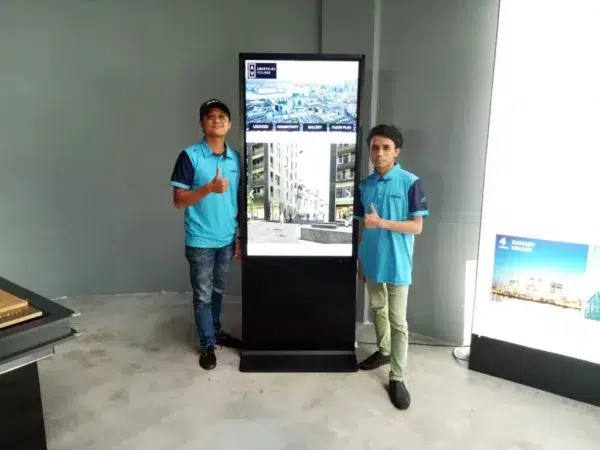 Touchscreen Floor Stand Kiosk for EcoWorld Gallery – Training 2019 Complete Solutions