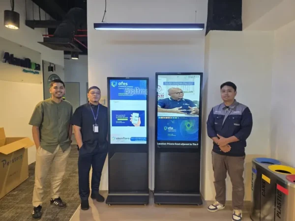 Floor Standing Kiosk Powers Smart Office at Alam Flora