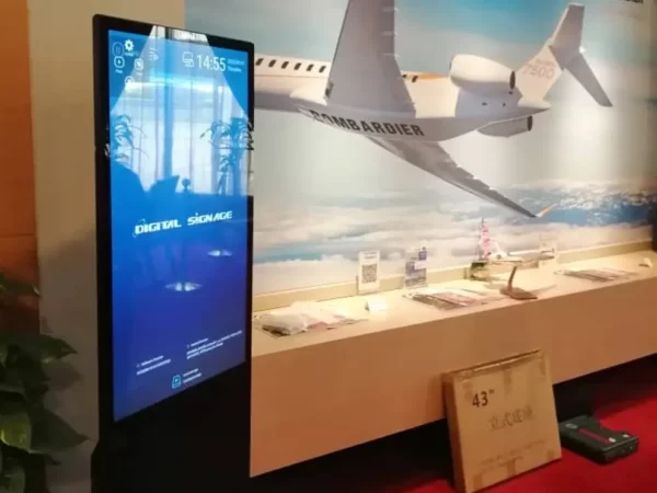 DIGITAL SIGNAGE FLOOR STAND KIOSK FOR SKY PARK 2ND INSTALLATION 2022- Complete Solutions