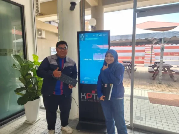 floor standing kiosk kptm bangi arvia solutions israk solutions