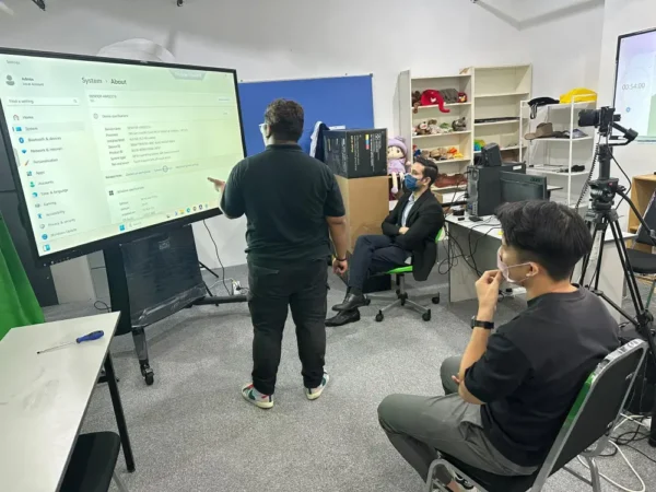 Interactive Smartboard at Erican Language Centre