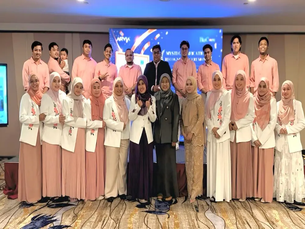 Why The Arvia Bizcore Erp Mysti Certification Matters For Your Business Arvia Solutions team with their legal team at the Arvia Bizcore ERP MYSTI Certification ceremony
