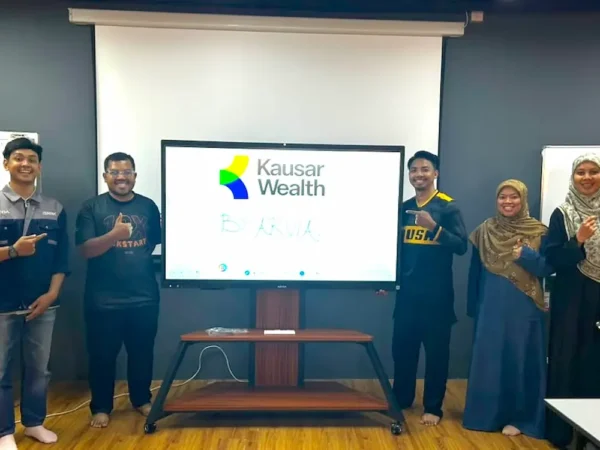 Arvia Smart Meeting Room Kota Damansara di pejabat Kausar Wealth Management melalui rangkaian Israk Solutions