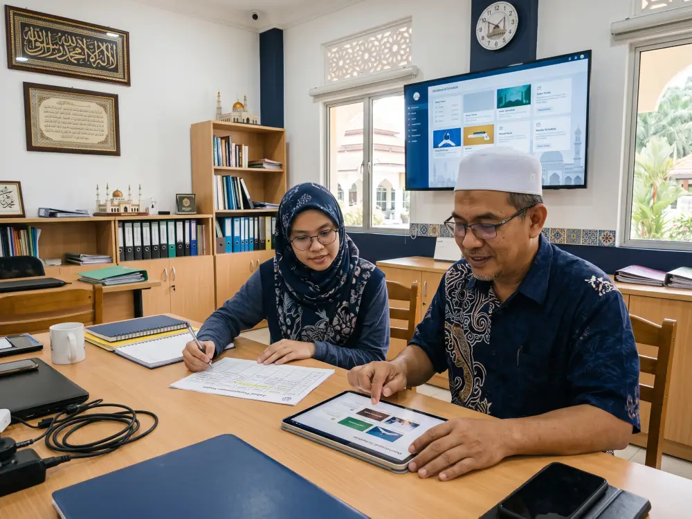 Masjid digitalization helping volunteers manage announcements and community content