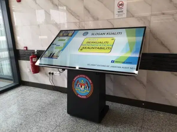 Digital Signage Monitor for Jabatan Audit Negara 2020-Complete Solutions