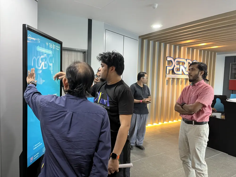 Interactive Kiosk at Lembaga Kemajuan Wilayah Pulau Pinang – 2023 – Complete Solutions
