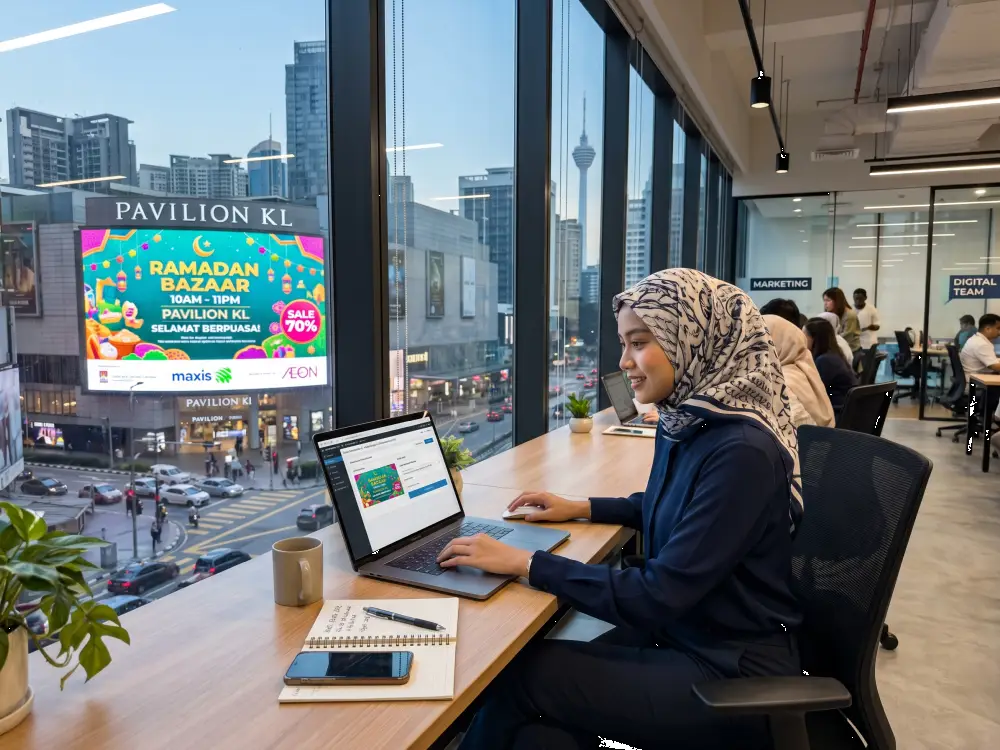 LED display Malaysia outdoor content management update — Arvia Solutions