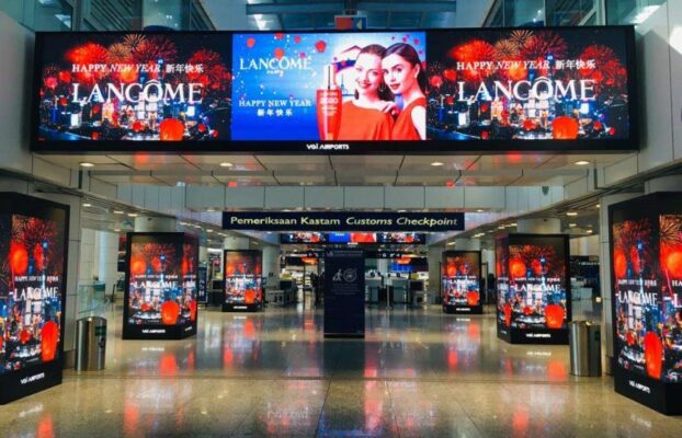 led display uslim II Series airport