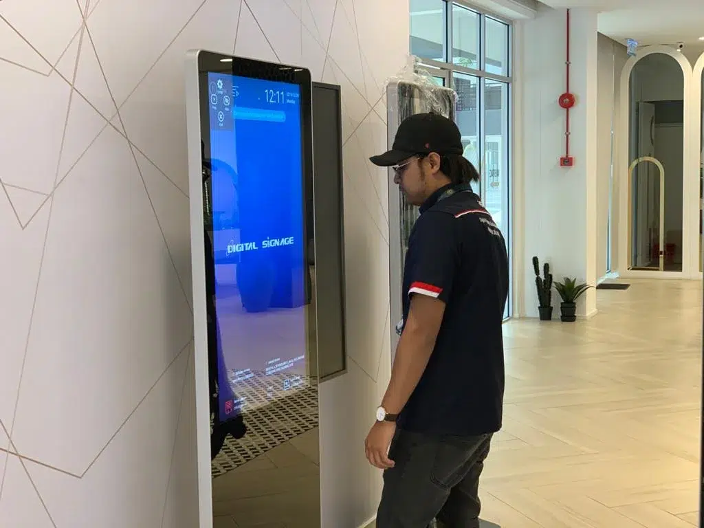 Touchscreen Floor Stand Kiosk for Mahsing (Southville City) 2019 – Complete Solution