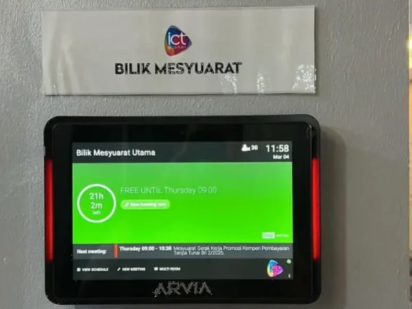 meeting room panel ict johor israk solutions arvia solutions