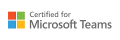 Logitech Zone Wired microsoft team logo