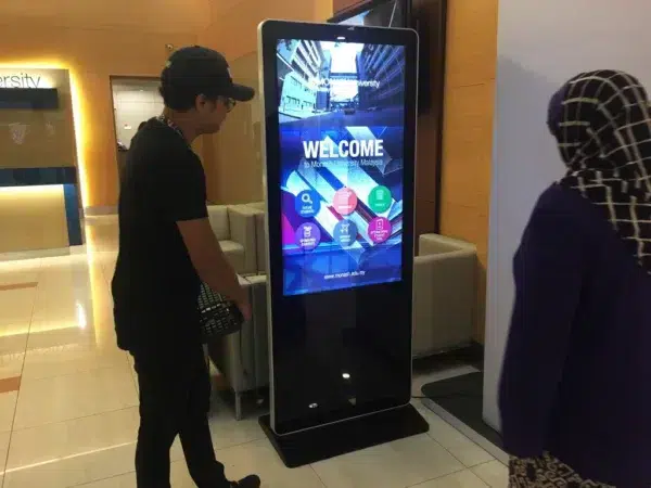Touchscreen Floor Stand Kiosk for Monash University Malaysia