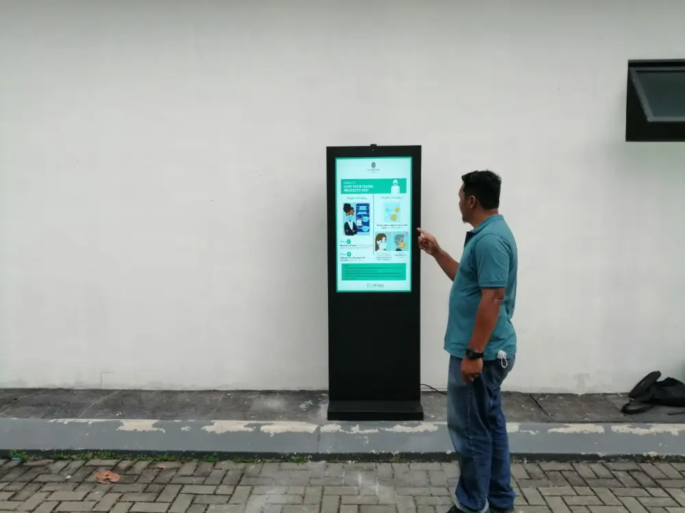 Outdoor Floor Stand Kiosk for EcoWorld Majestic Gallery – Semenyih 2022 – Complete Solutions – 2nd Installation