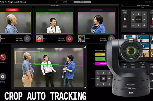 panasonic camera hd crop autotracking software solution for ptz cameras