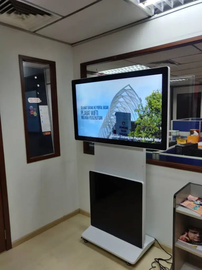 Rotatable Floor Stand Kiosk for Pejabat Mufti Wilayah Persekutuan – Kuala Lumpur