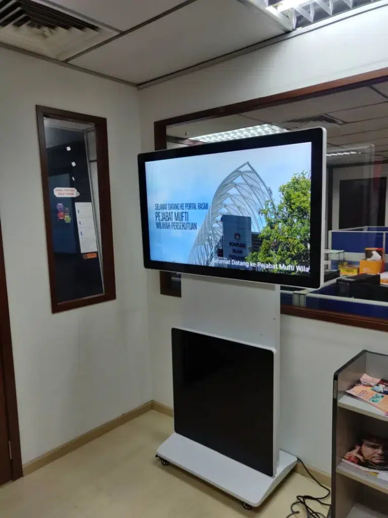 Rotatable Floor Stand Kiosk For Pejabat Mufti Wilayah Persekutuan - Kuala Lumpur Rotatable