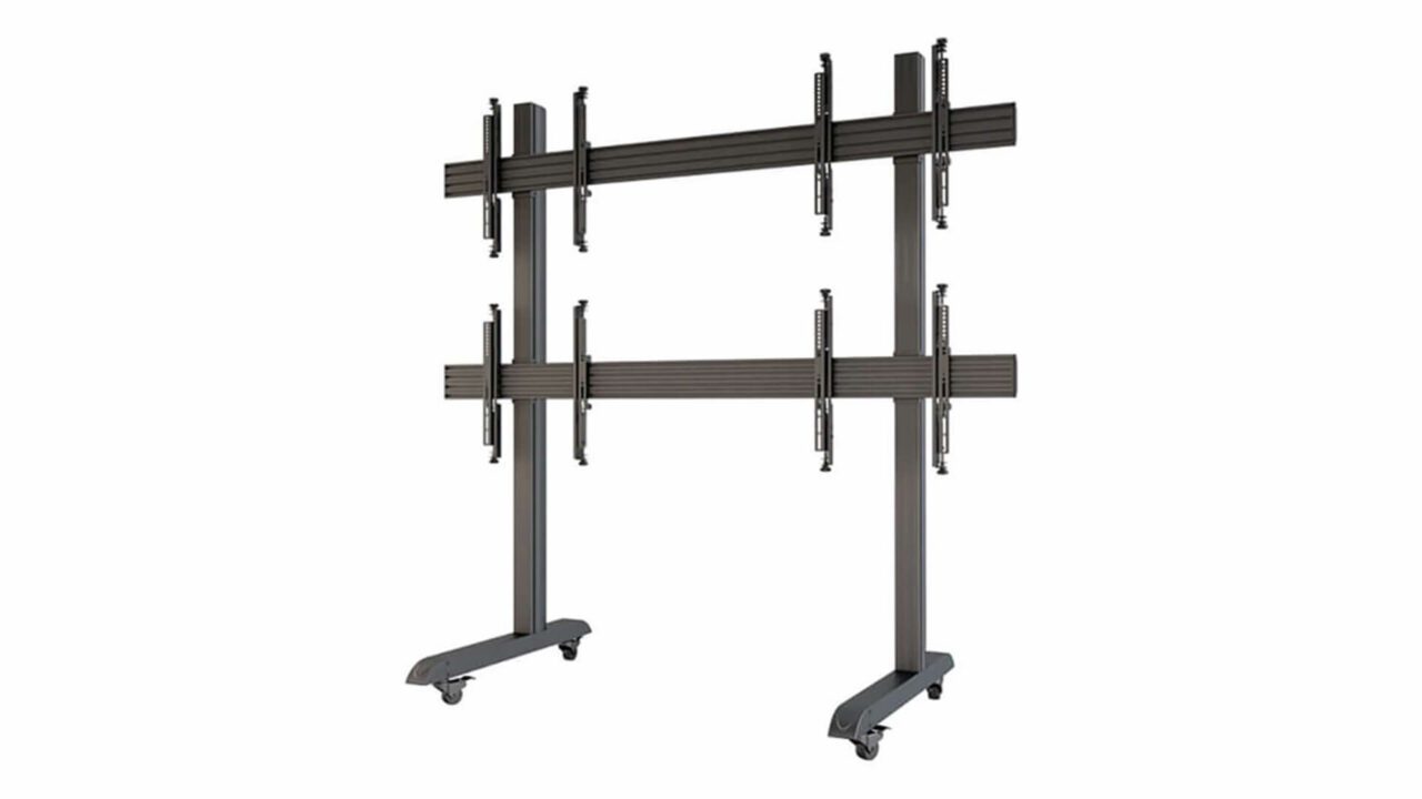 portable standing videowall display TS2B2 BLK 05 1