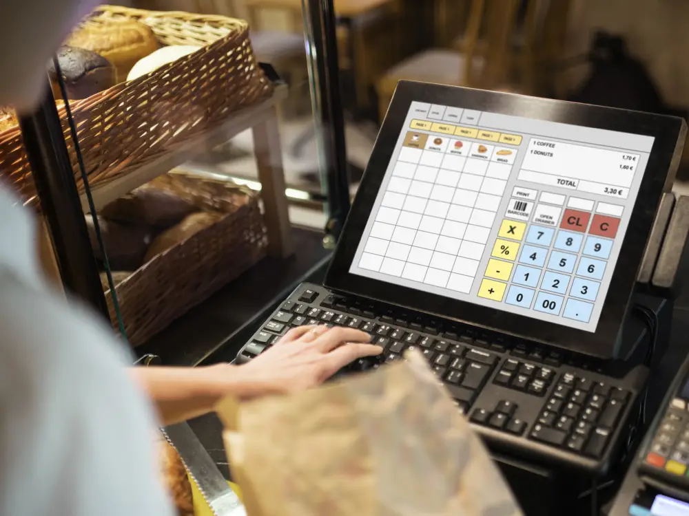 POS System in action
