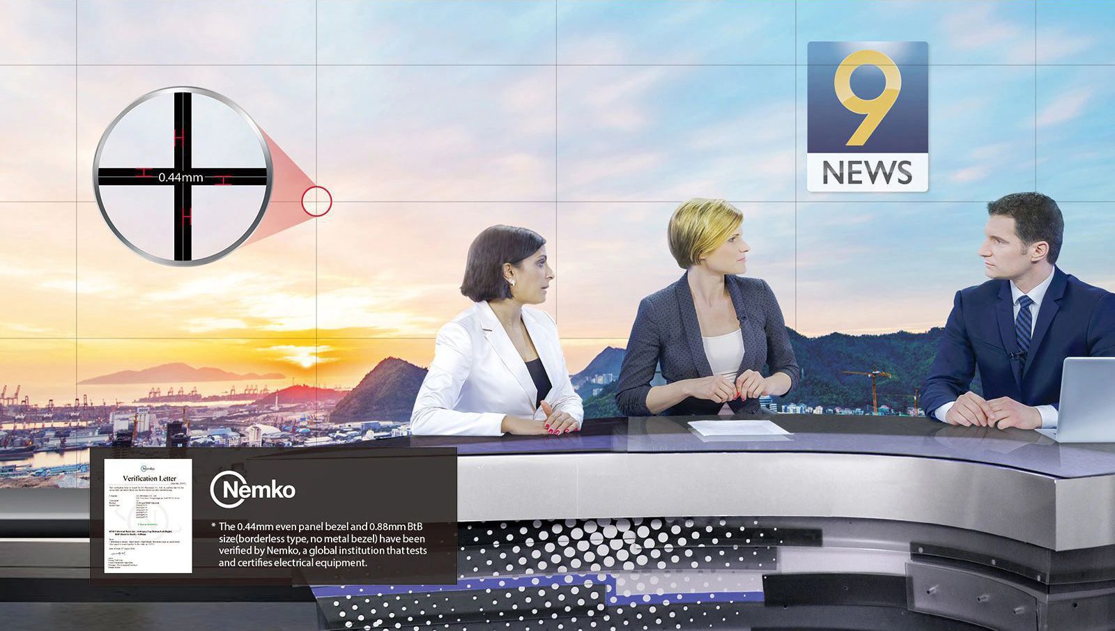 razor thin bezell video wall displays lg svh7e series 002