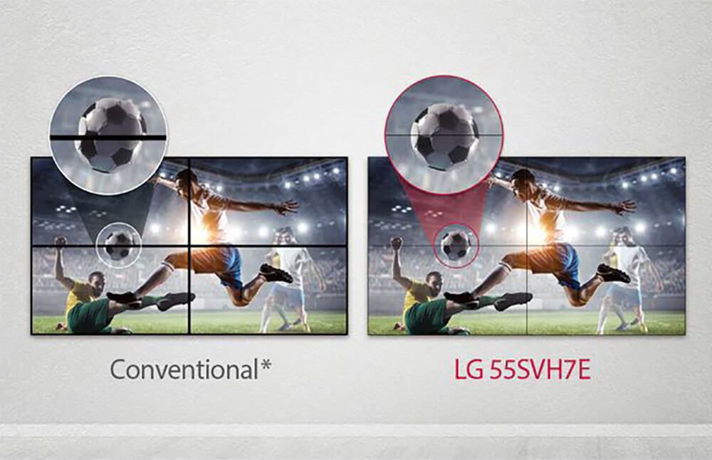 razor thin bezell video wall displays lg svh7e series 006