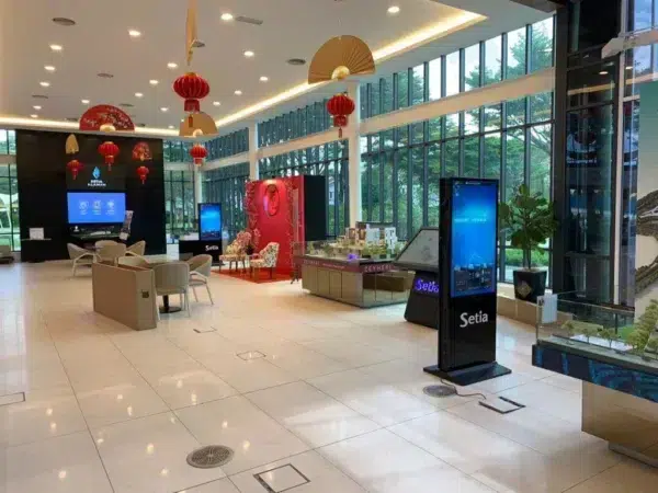 Touchscreen Floorstanding Kiosk for Setia Alam Welcome Centre 2019 – Complete Solutions