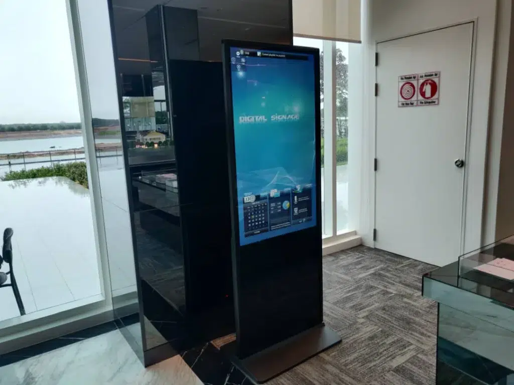 Touchscreen Floor Stand Kiosk for Setia Fontaines