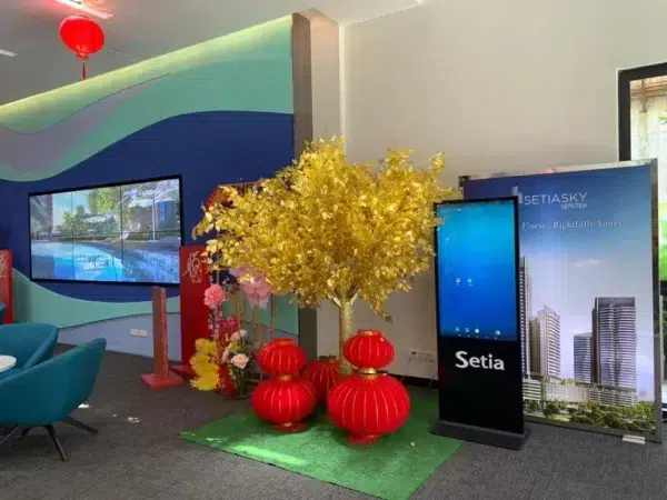 Touchscreen Floor Stand Kiosk for Setia Sky Seputeh Bangsar