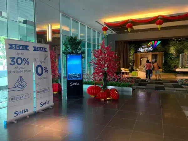 Touchscreen Floor Stand Kiosk for Setia Welcome Centre – Penang