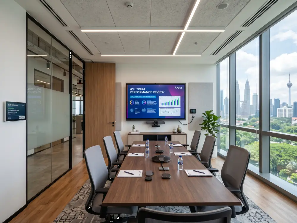 Smart meeting room office Malaysia easy setup guide — Arvia Solutions