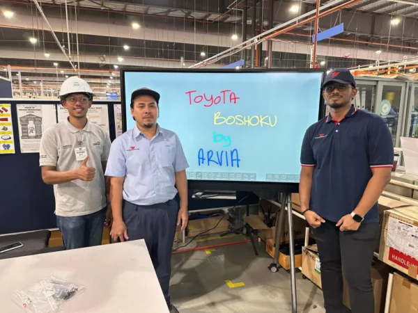 Tech-Driven Excellence: Toyota Boshoku UMW’s Arvia Smartboard Integration