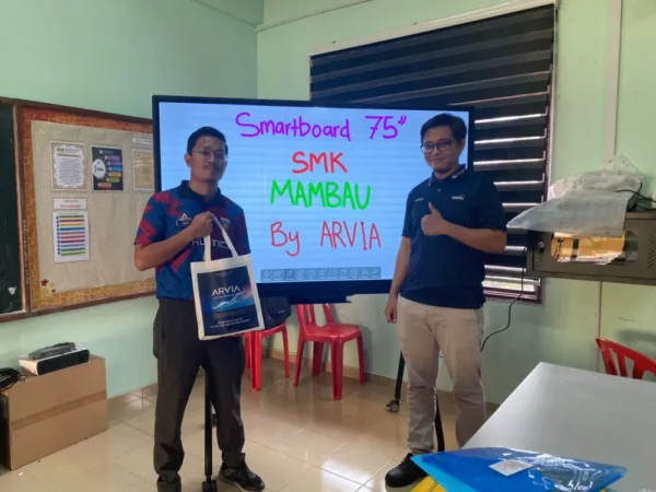 Interactive Smartboard ARV-100 75″, SMK MAMBAU  – Complete Solutions