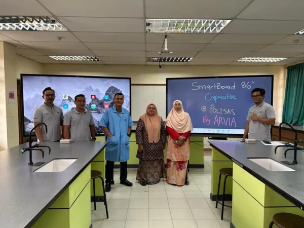 Interactive Smartboard ARV 300 – 86″ at POLISAS (Global Electromech Sdn Bhd) – Complete Solutions