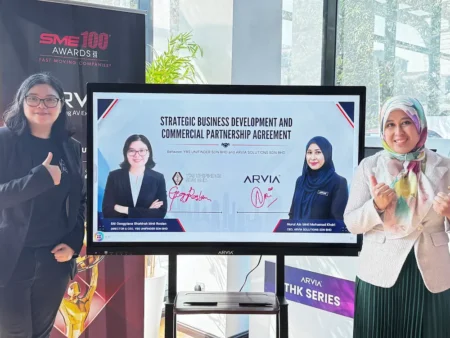Smartboard Interaktif Untuk Sekolah: 7 Kelebihan Terbukti Di Malaysia Sesi latihan guru penggunaan smartboard interaktif oleh pasukan Israk Solutions di Malaysia