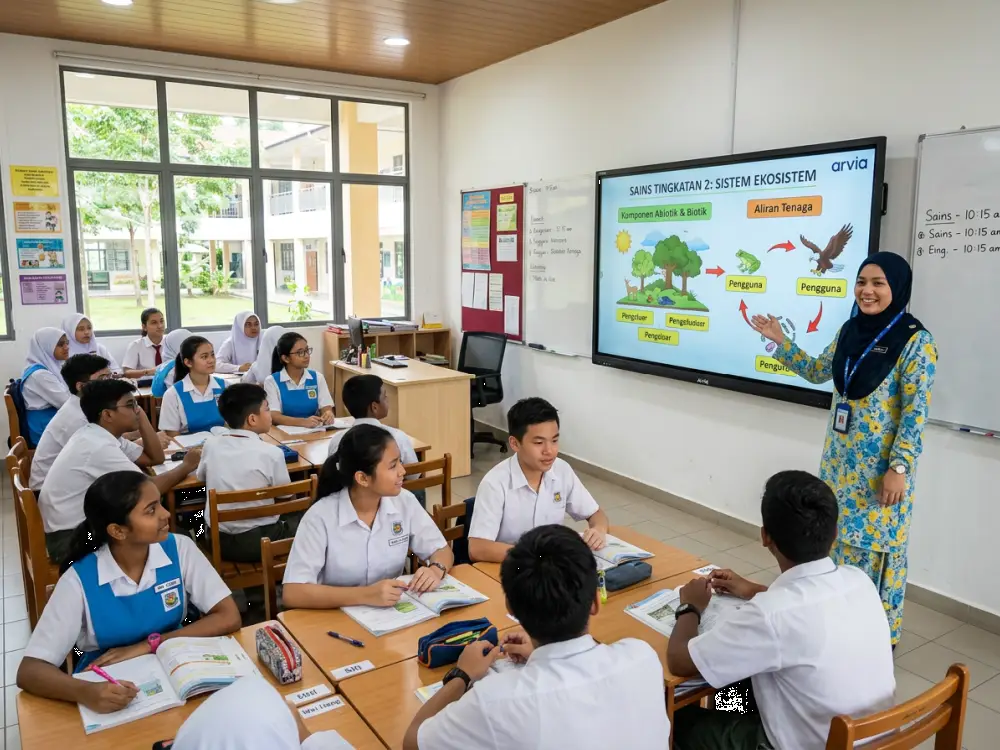 Smartboard sekolah Malaysia pengajaran interaktif — Israk Solutions
