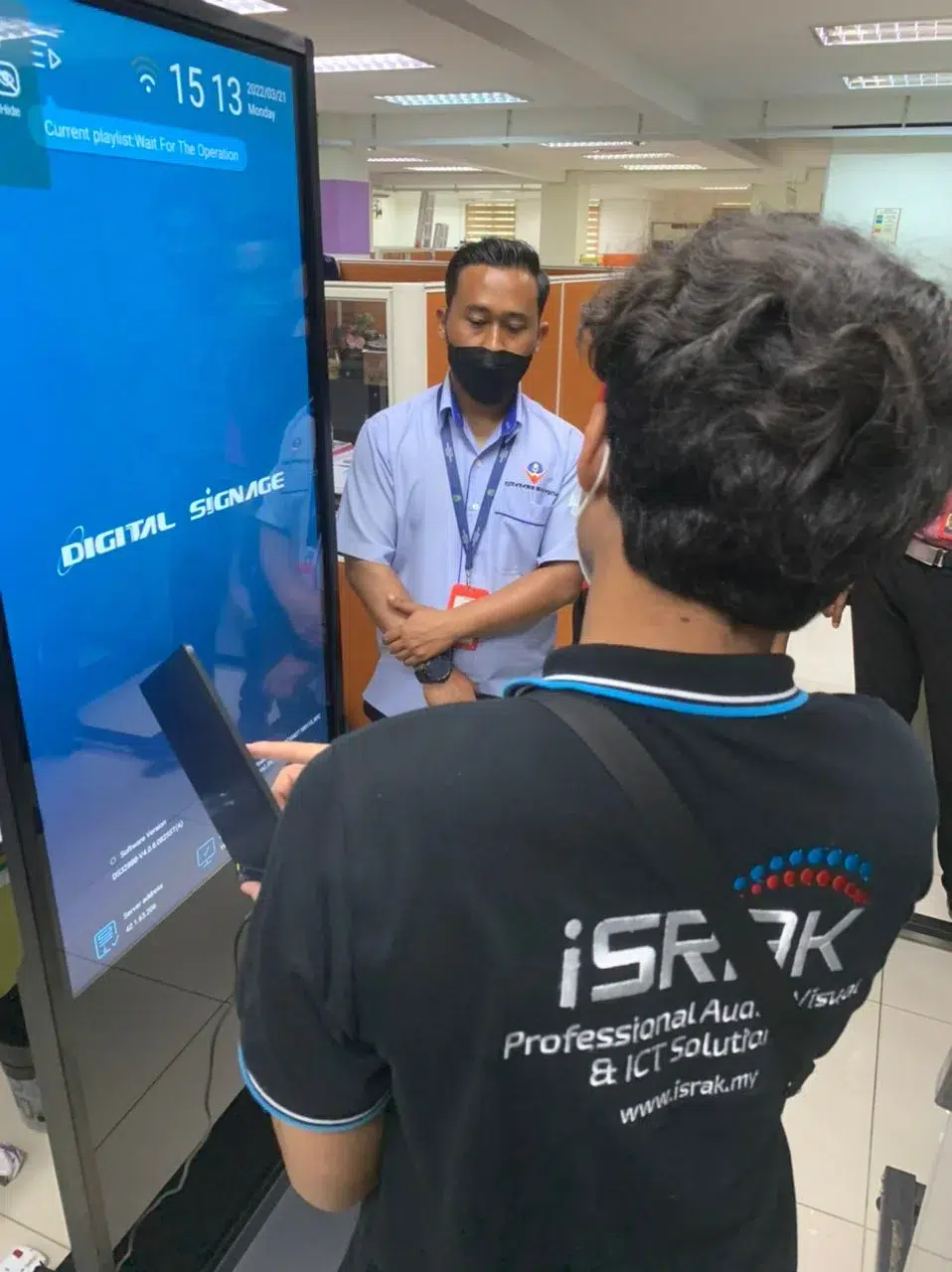 Touchscreen Floor Standing Kiosk for Majlis Perbandaran Kulim (MPK) 2022- Complete Solutions