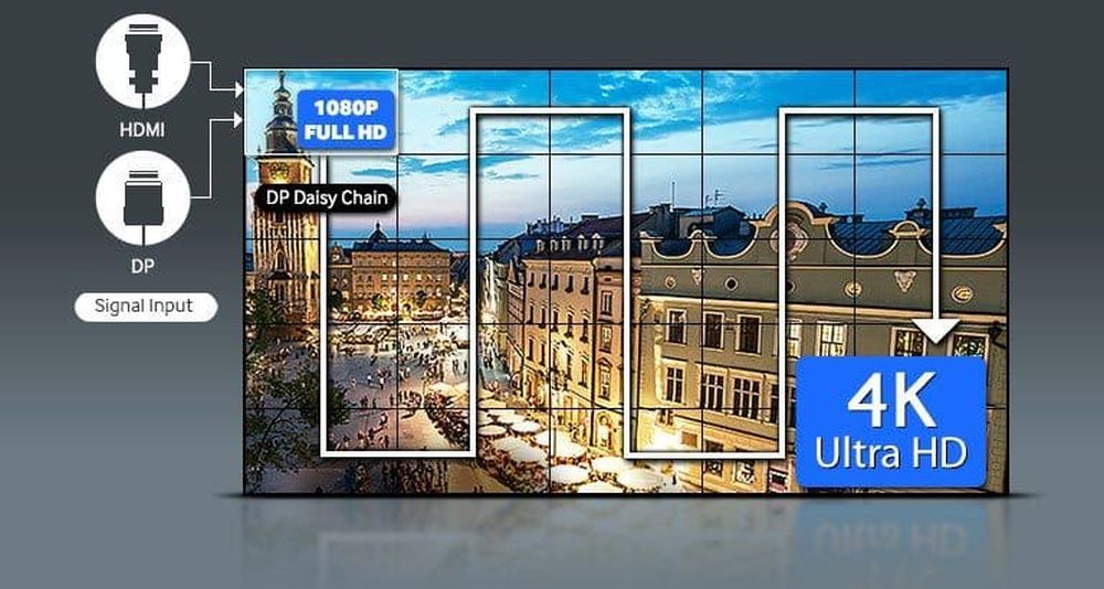 ultra narrow bezel samsung ude a series 010