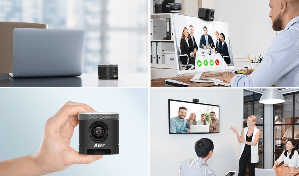 video conferencing webcam aver cam 340 07